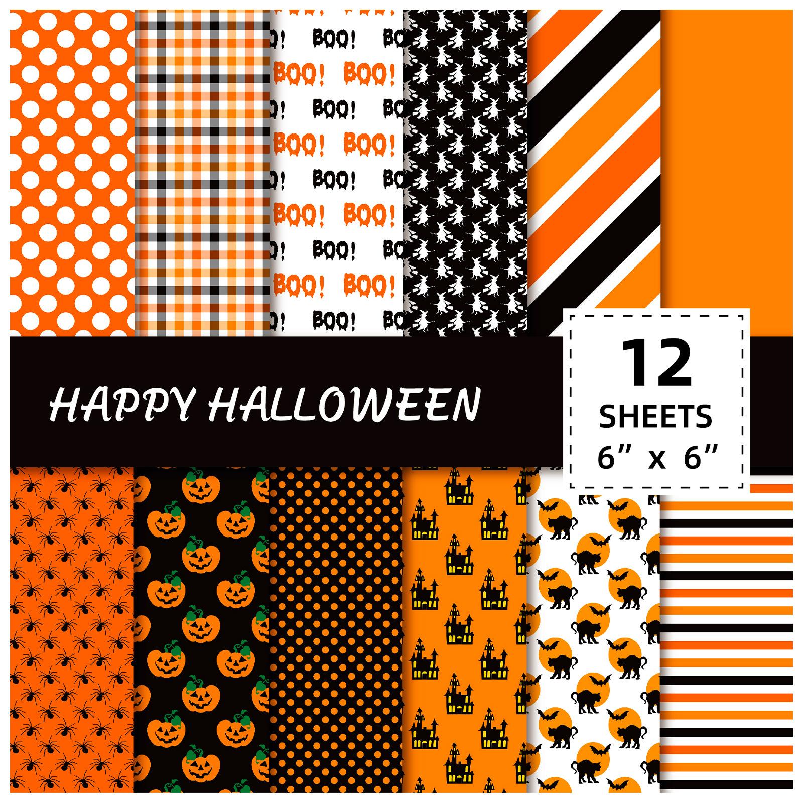 12pcs/pack Halloween Gift Wrapping Paper Ghost Pumpkin Skeleton Decorative Paper DIY Card Making Background Paper
12pcs/pack Halloween Gift Wrapping Paper Ghost Pumpkin Skeleton Decorative Paper DIY Card Making Background Paper