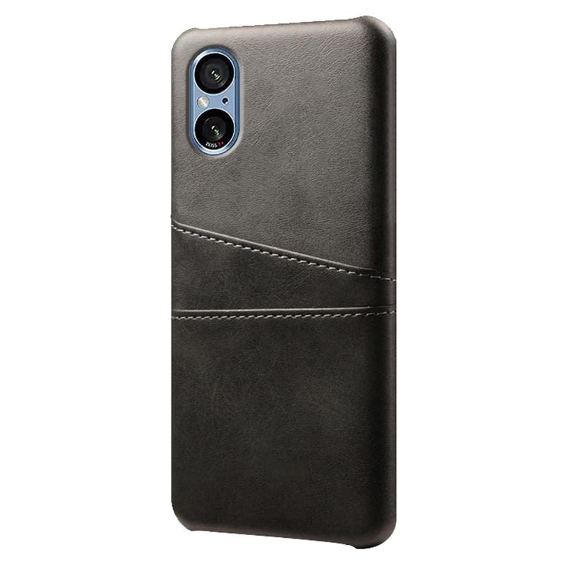 For Sony Xperia 5 V PU Leather+PC Phone Case Anti-Scratch Dual Card Slots Cell Phone Cover Black
For Sony Xperia 5 V PU Leather+PC Phone Case Anti-Scratch Dual Card Slots Cell Phone Cover Black