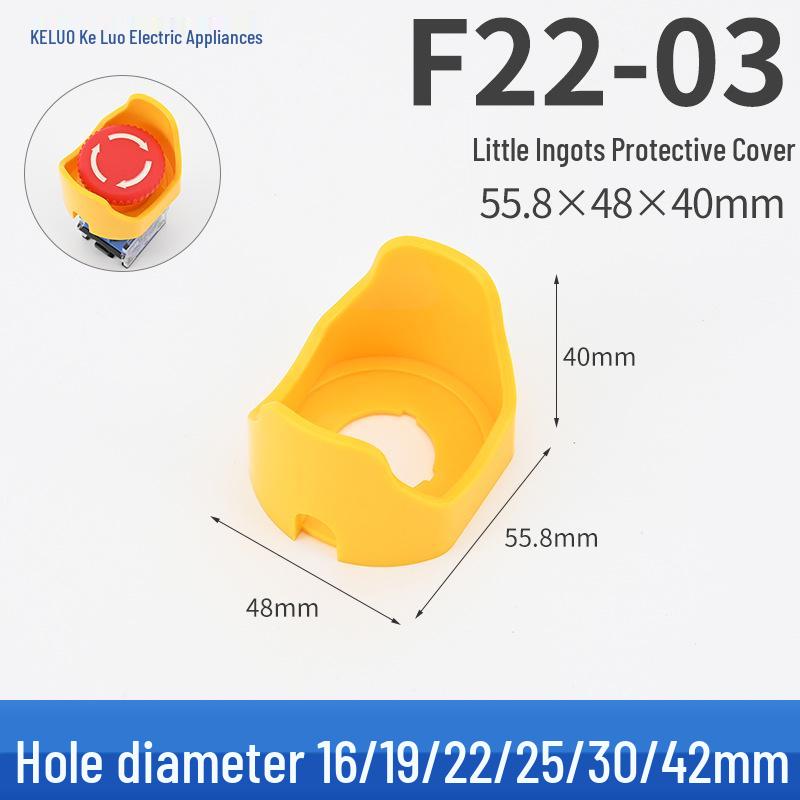 Emergency Stop Button Cover: Prevents Misoperation, Insulating Base, Flip Design, Full Specifications.
Emergency Stop Button Cover: Prevents Misoperation, Insulating Base, Flip Design, Full Specifications.