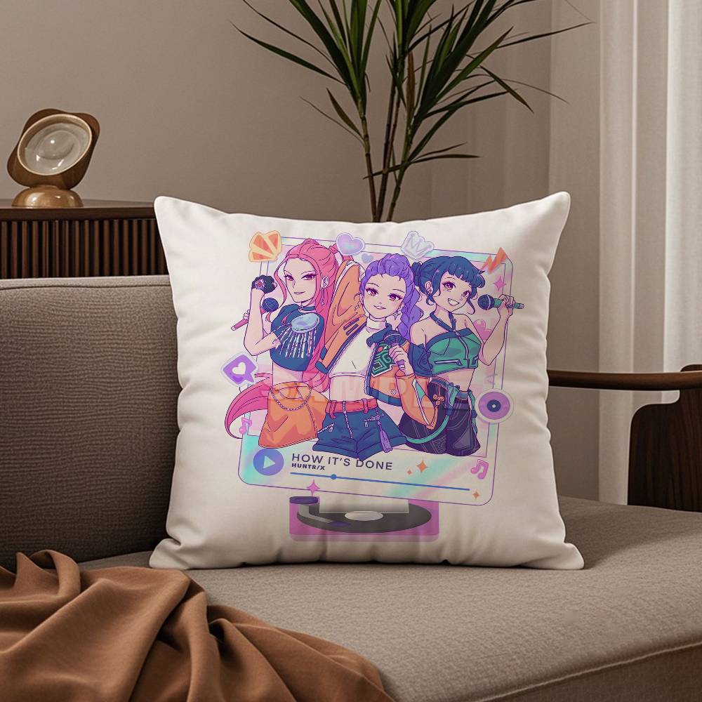 KPop Demon H-Hunters pop Pillow Case good printing pillowcase living room sofa cushion cover bedroom room decor 16x16Inch
KPop Demon H-Hunters pop Pillow Case good printing pillowcase living room sofa cushion cover bedroom room decor 16x16Inch