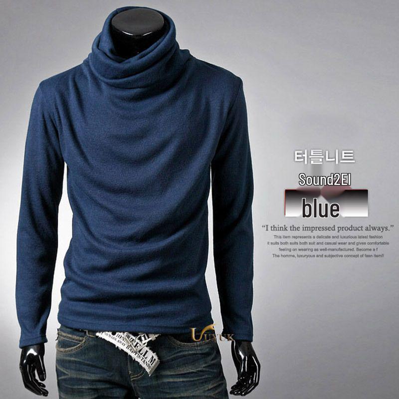 Мужской облегающий трикотажный свитер с высоким воротом: Весна и Осень Однотонный Пуловер с Длинным Рукавом в Корейском Стиле. M
Мужской облегающий трикотажный свитер с высоким воротом: Весна и Осень Однотонный Пуловер с Длинным Рукавом в Корейском Стиле. M