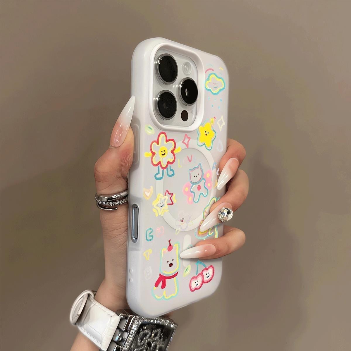 Magnetic Jelly Two-in-one Mobile Phone Case New Mobile Phone Case Girls Cartoon Imd Mobile Phone Case Holder Four Corner Lanyard For iPhone 17PROMAX
Magnetic Jelly Two-in-one Mobile Phone Case New Mobile Phone Case Girls Cartoon Imd Mobile Phone Case Holder Four Corner Lanyard For iPhone 17PROMAX