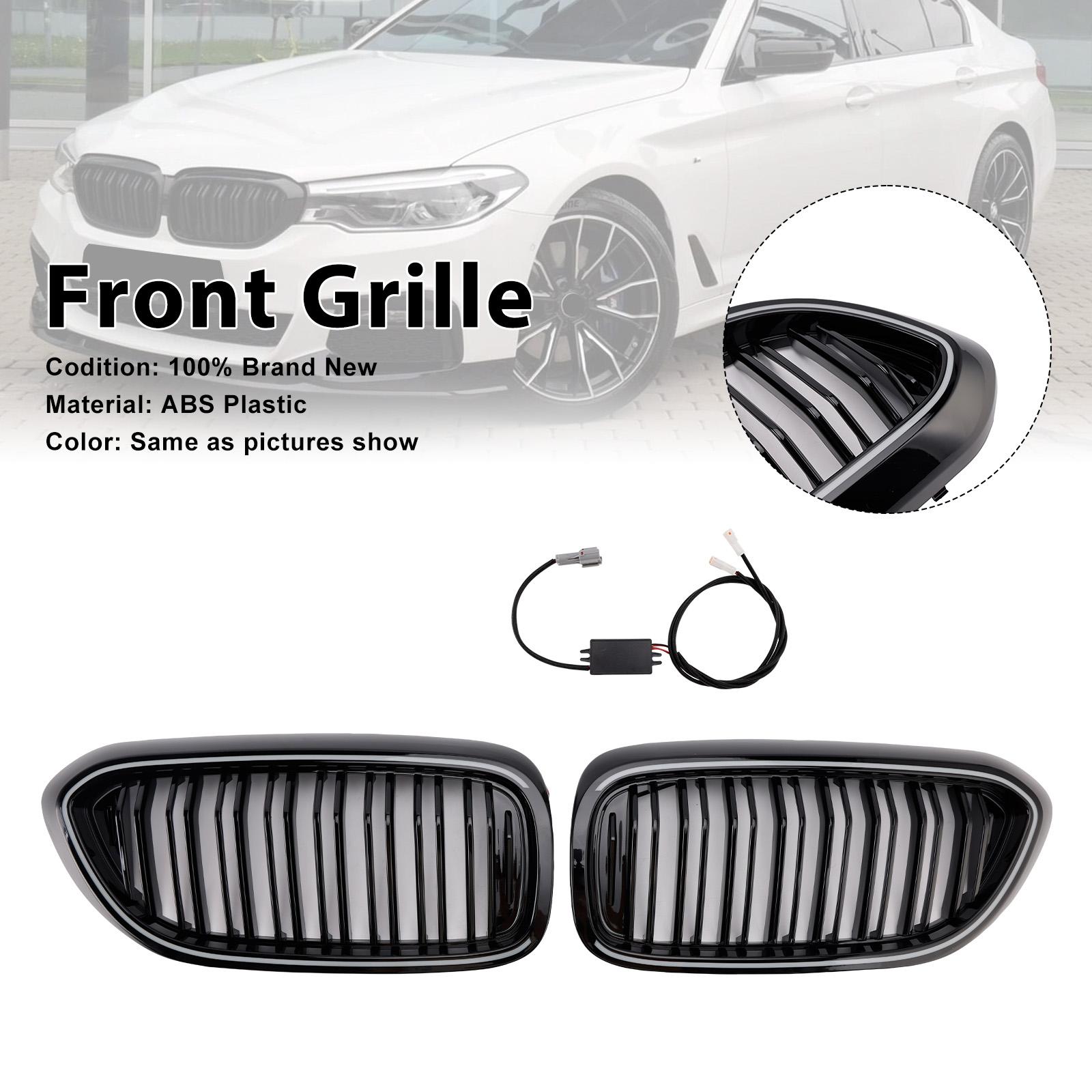 Gloss Black Double Slat Front Kidney Grille Fit BMW 5 Series G30 G31 2017-2020
Gloss Black Double Slat Front Kidney Grille Fit BMW 5 Series G30 G31 2017-2020