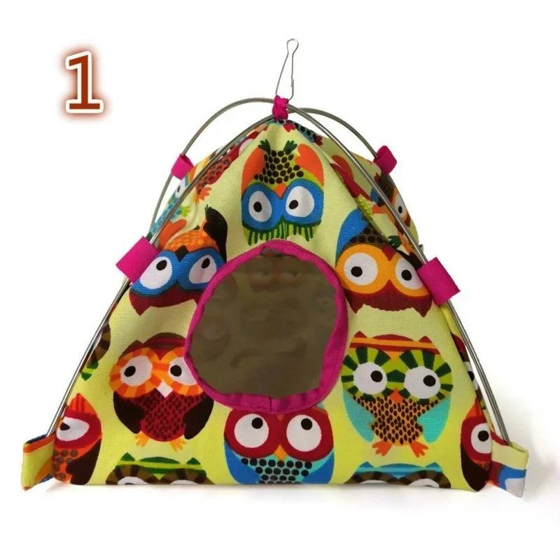 Палатка для попугаев, брезентовое гнездо, спальный мешок, напольное подвесное птичье гнездо, хомяк, хлопковое гнездо, гамак 1