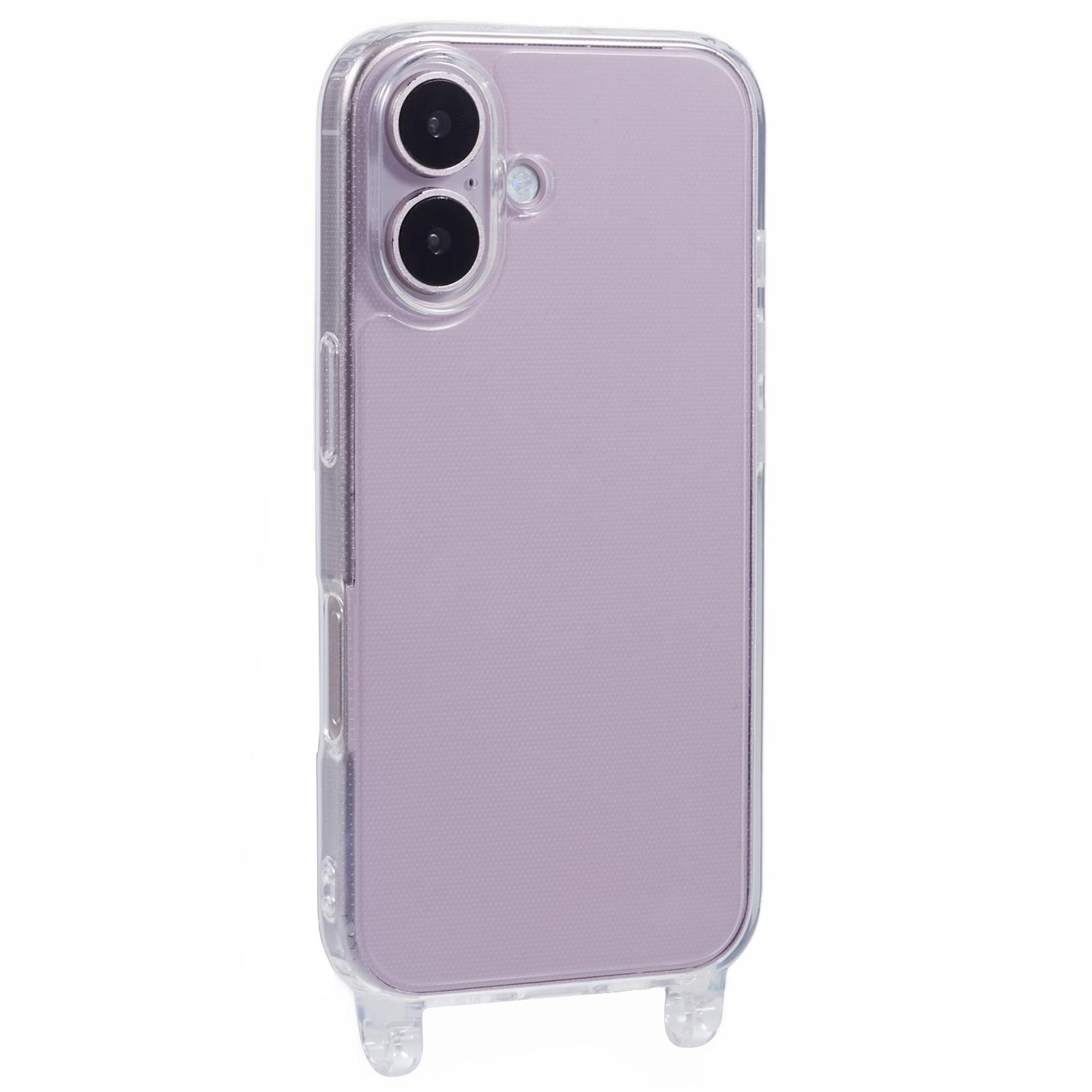 For iPhone 16 Case TPU 1.8mm Clear Phone Cover with Lanyard Holes A
For iPhone 16 Case TPU 1.8mm Clear Phone Cover with Lanyard Holes A