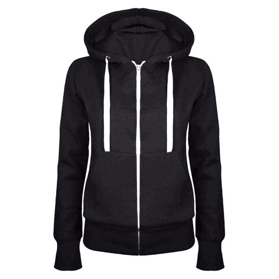 Sweatshirt Casual Warm Cotton Solid Color Long Sleeve Hoodie Sweatshirt for Women L чёрный
Sweatshirt Casual Warm Cotton Solid Color Long Sleeve Hoodie Sweatshirt for Women L чёрный