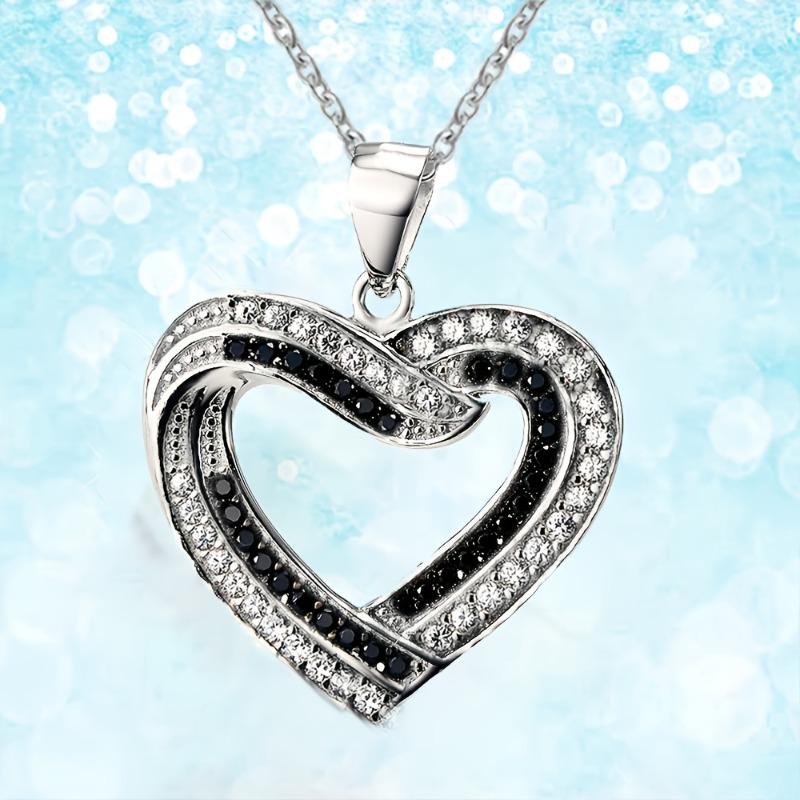 Fashion Love Heart Black & White Necklace, Trendy Friendship Jewelry for Teens, Lightweight Casual Stylish Accessory чёрный
Fashion Love Heart Black & White Necklace, Trendy Friendship Jewelry for Teens, Lightweight Casual Stylish Accessory чёрный