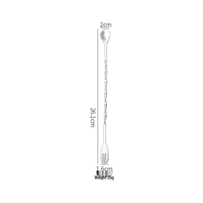 Stainless Steel Double-Headed Cocktail Stirring Spoon
Stainless Steel Double-Headed Cocktail Stirring Spoon