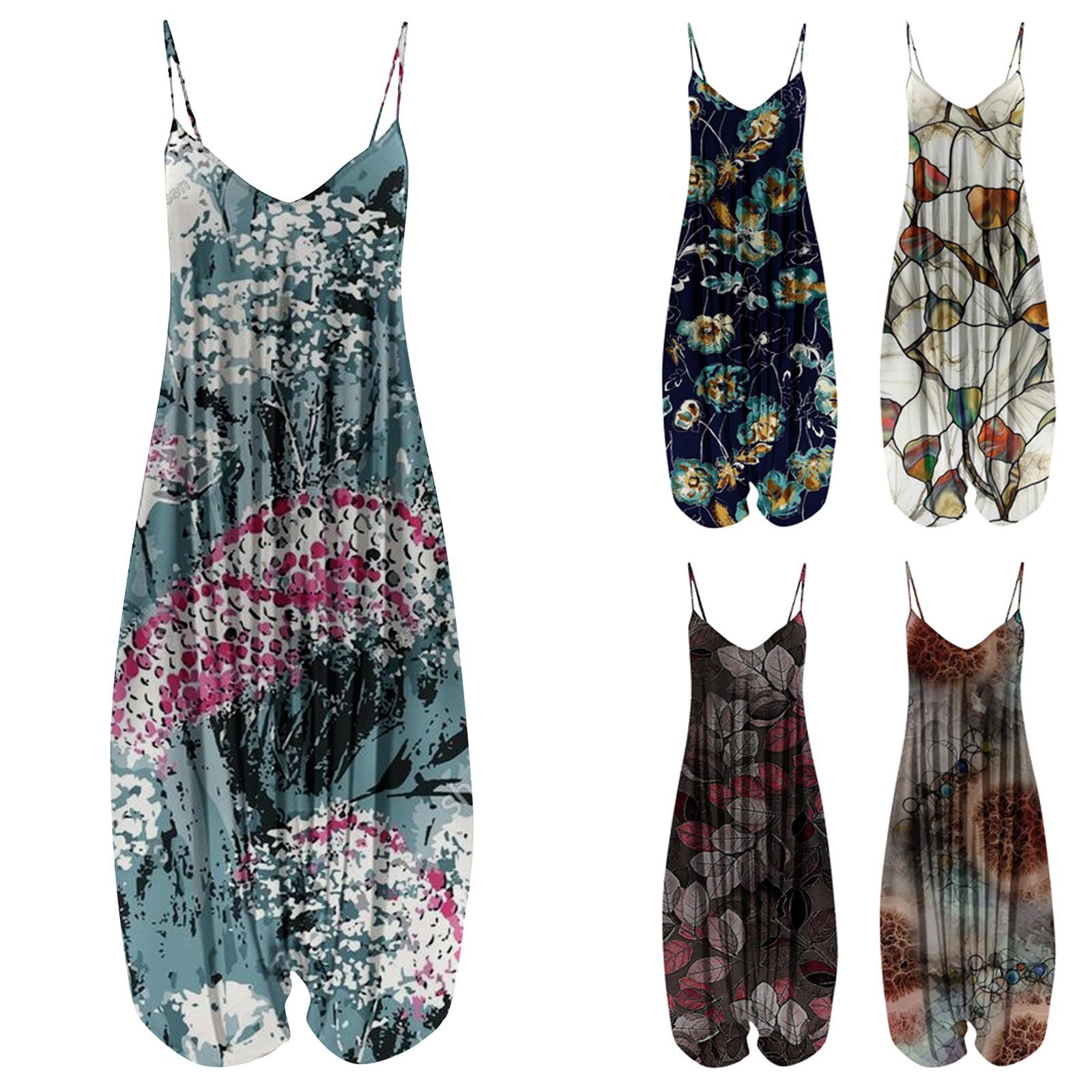 Модный комбинезон с v-образным вырезом для женщин, регулируемые бретели, винтажный комбинезон с карманами, цельные брюки 
Модный комбинезон с v-образным вырезом для женщин, регулируемые бретели, винтажный комбинезон с карманами, цельные брюки