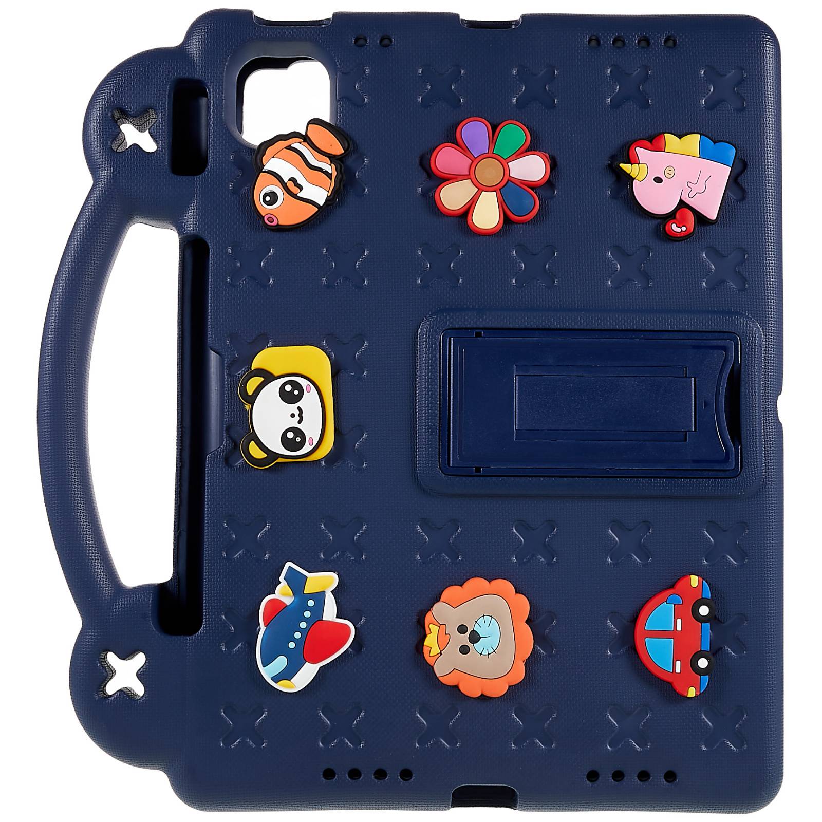 For iPad (2025)/10.9 (2022) Drop-Proof EVA Tablet Cover Protective Case with Kickstand Navy Blue
For iPad (2025)/10.9 (2022) Drop-Proof EVA Tablet Cover Protective Case with Kickstand Navy Blue