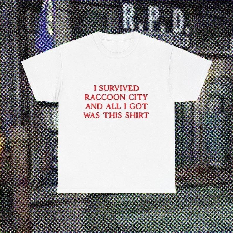 I Survived Raccoon City TShirt Resident Evil Y2K Horror Game Tee Size S3XL Unisex T-Shirt XXXXL
I Survived Raccoon City TShirt Resident Evil Y2K Horror Game Tee Size S3XL Unisex T-Shirt XXXXL