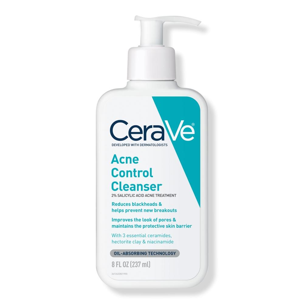 Cerave Acne Control Cleanser For Face With 2 Salicylic Acide Cleanser Clay For Oily Skin 8.0 Oz 8.0 oz
Cerave Acne Control Cleanser For Face With 2 Salicylic Acide Cleanser Clay For Oily Skin 8.0 Oz 8.0 oz