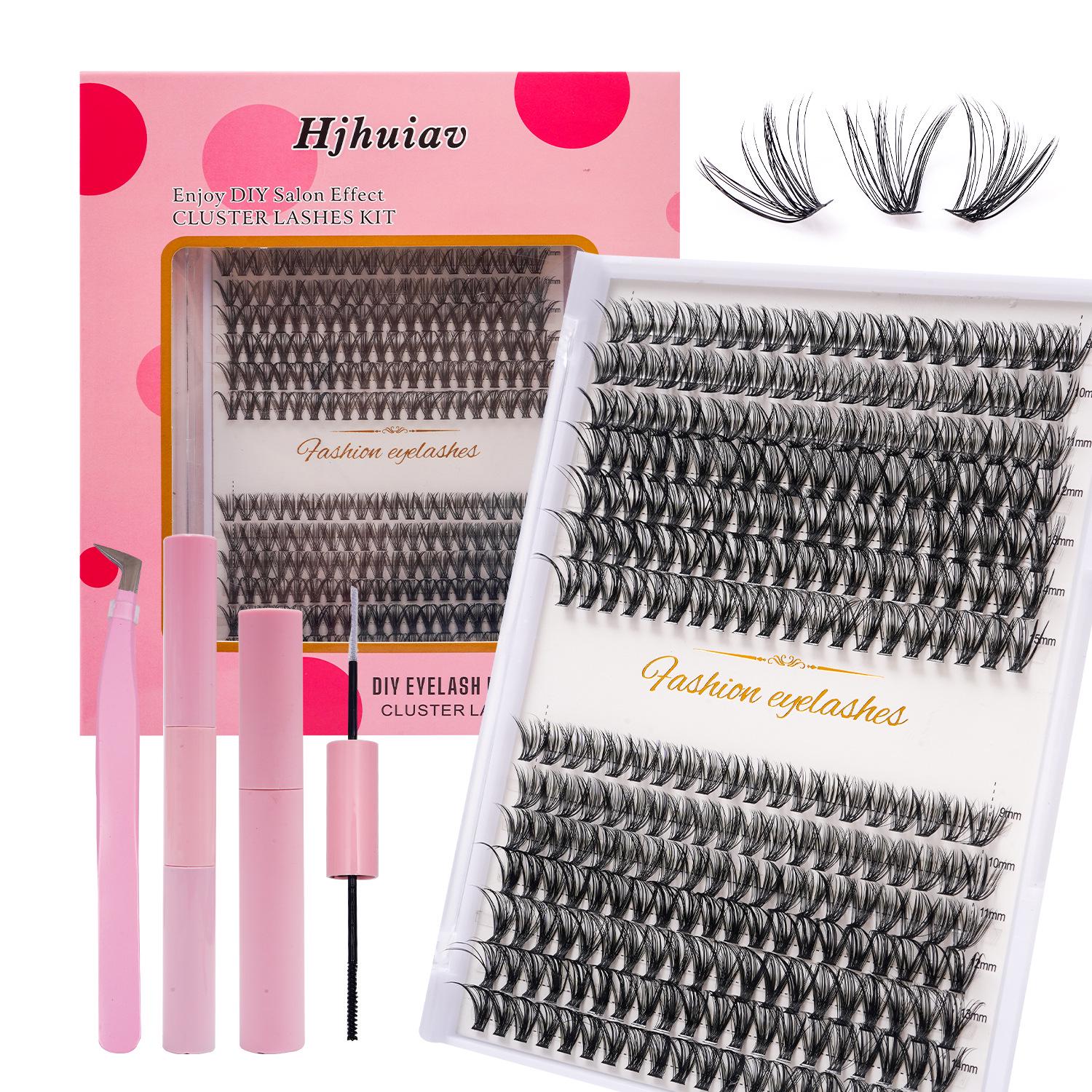 Набор из 280 пучков ресниц с самоклеящимся клеем, кисточкой и пинцетом - Набор для самостоятельного наращивания большого объема
Набор из 280 пучков ресниц с самоклеящимся клеем, кисточкой и пинцетом - Набор для самостоятельного наращивания большого объема