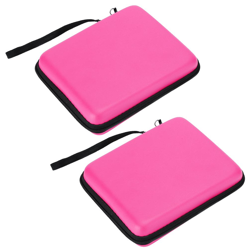 2 шт. EVA Жесткий чехол-упаковка Хранение Портативная сумка Защитный чехол со шнуровкой для 2DSЧерный розовый
2 шт. EVA Жесткий чехол-упаковка Хранение Портативная сумка Защитный чехол со шнуровкой для 2DSЧерный розовый