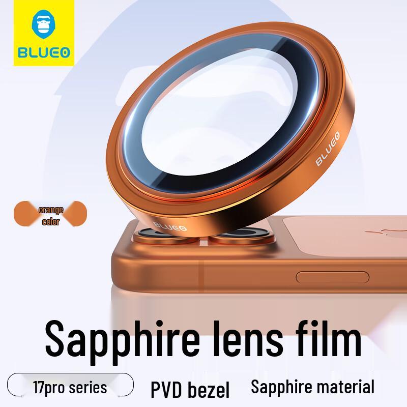 BLUEO Sapphire Lens Protector for iPhone 17 Pro/Pro Max
BLUEO Sapphire Lens Protector for iPhone 17 Pro/Pro Max