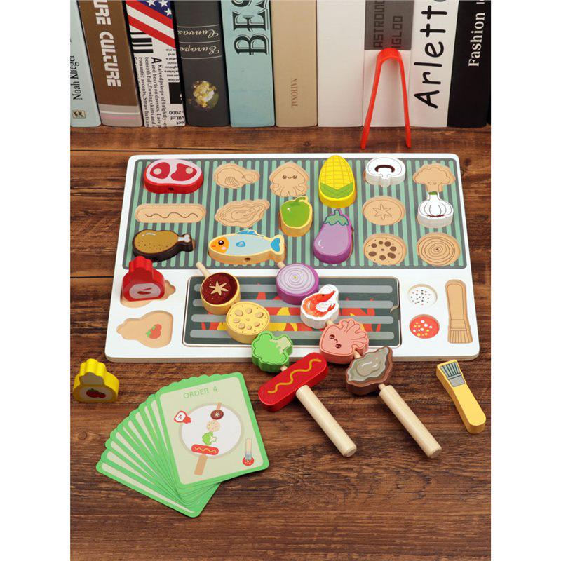 Educational Pretend Play Barbecue Skewer Set for Kindergarten Dollhouses - Enhances Fine Motor Skills Standard
Educational Pretend Play Barbecue Skewer Set for Kindergarten Dollhouses - Enhances Fine Motor Skills Standard