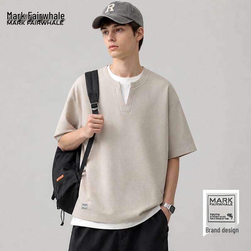 Mark Fairwhale Men s Waffle Faux Two-Piece V-Neck T-Shirt M
Mark Fairwhale Men s Waffle Faux Two-Piece V-Neck T-Shirt M