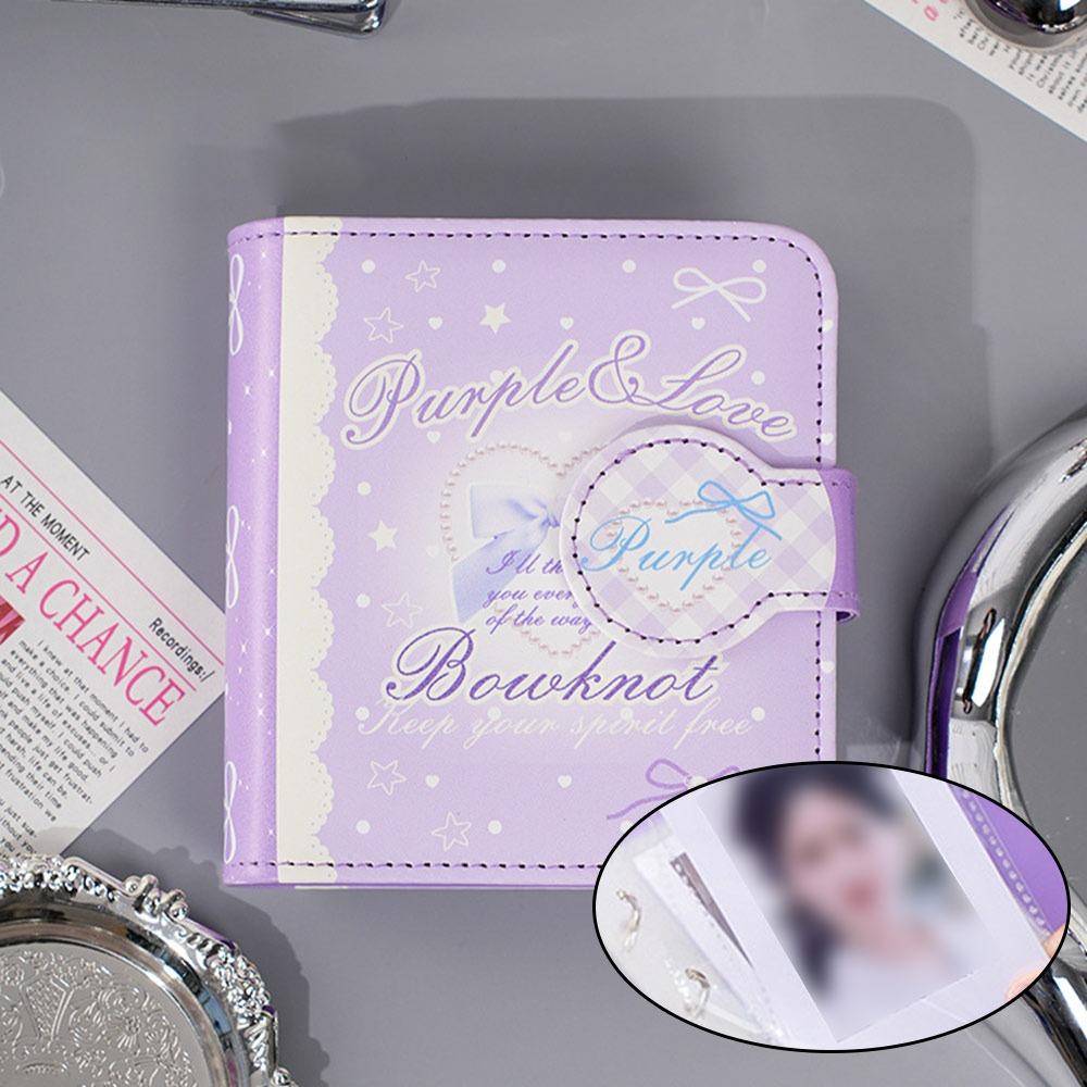 Cartoon Card Storage Book 20Pockets Photocard Holder Cute Bowknot Photo Album Card Collection
Cartoon Card Storage Book 20Pockets Photocard Holder Cute Bowknot Photo Album Card Collection