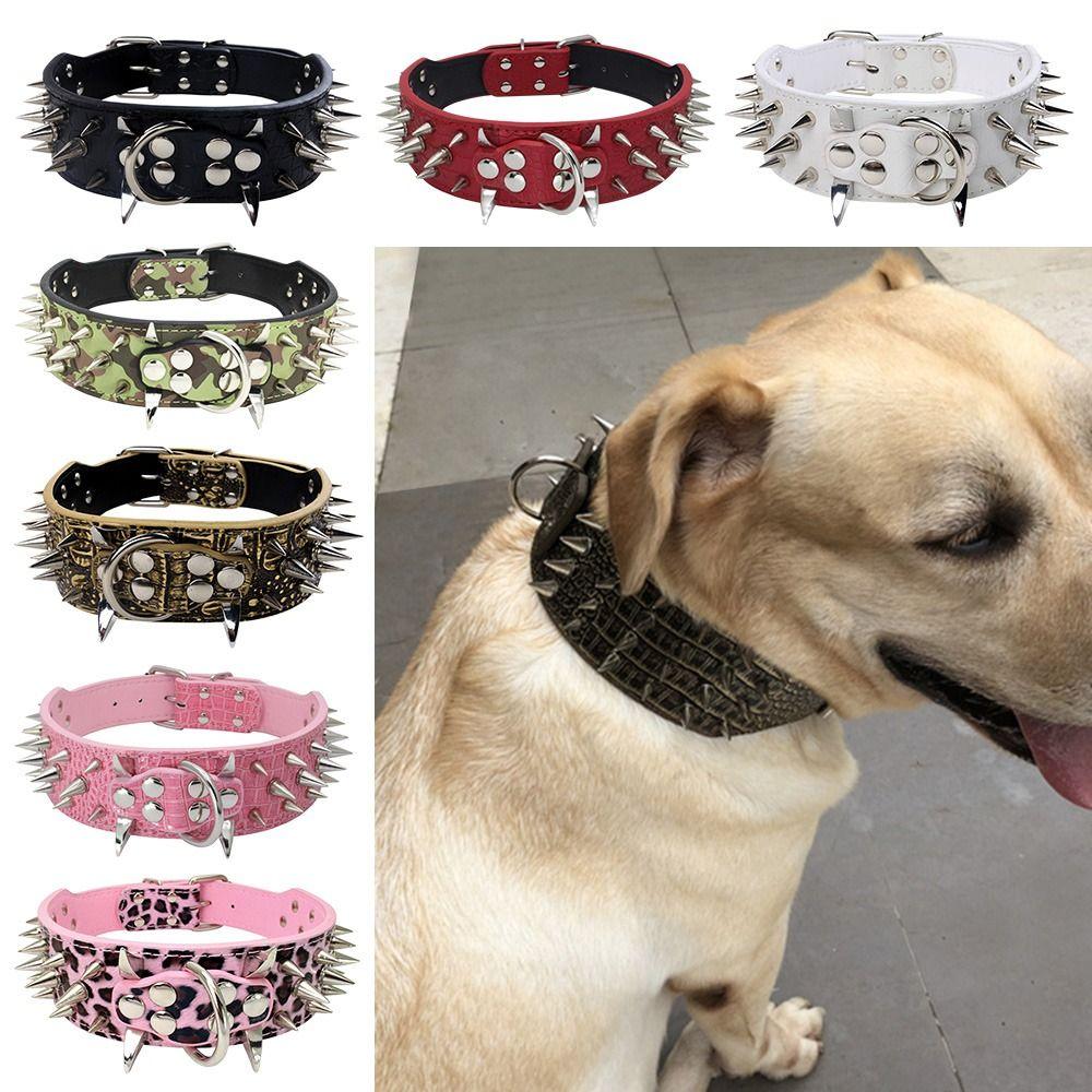 Pets Supplies PU Leather Anti-Bite Dog Necklace Pet Dog Collar Cat Jewelry Spiked Studded
Pets Supplies PU Leather Anti-Bite Dog Necklace Pet Dog Collar Cat Jewelry Spiked Studded