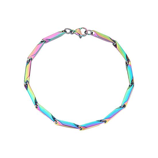 Браслет процесса закалки. Простой гипоаллергенный браслет-цепочка в форме листа. Украшение на запястье. M
Браслет процесса закалки. Простой гипоаллергенный браслет-цепочка в форме листа. Украшение на запястье. M