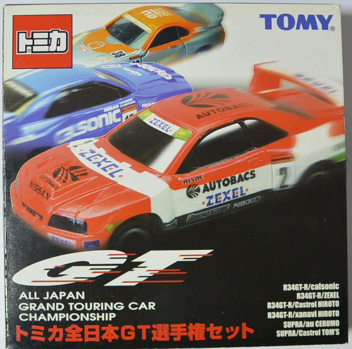 Tomica Tomica All Japan GT Championship Set R34 GT-R Supra и т. д.. Комплект из 6 автомобилей
Tomica Tomica All Japan GT Championship Set R34 GT-R Supra и т. д.. Комплект из 6 автомобилей