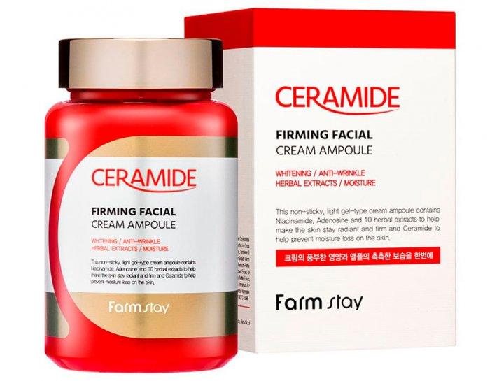 Крем-гель, що зміцнює ампульний з керамідами Ceramide Firming Facial Cream Ampoule FarmStay 250 мл
Крем-гель, що зміцнює ампульний з керамідами Ceramide Firming Facial Cream Ampoule FarmStay 250 мл