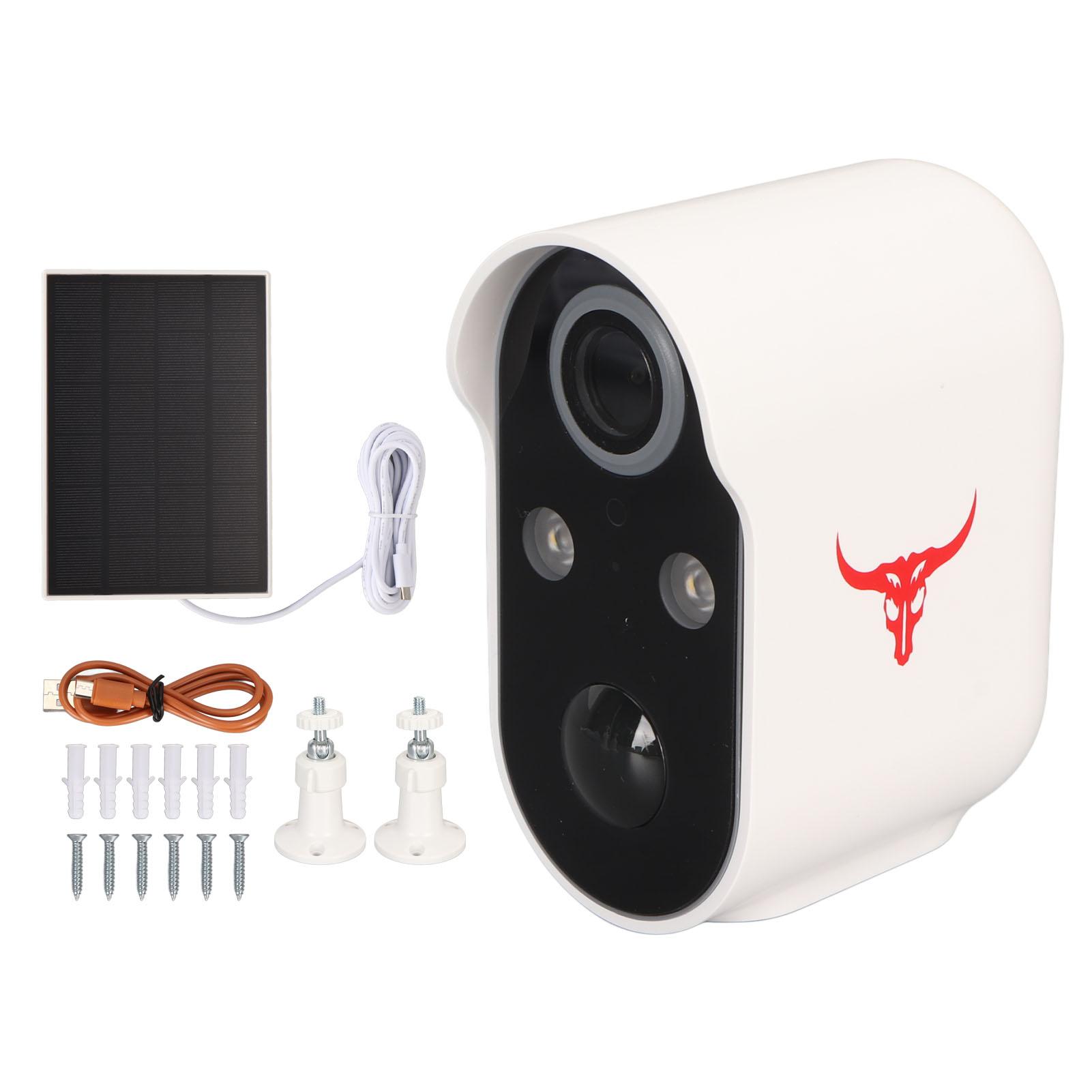 Outdoor Security Camera WiFi Battery Powered Solar Charging HD Night Vision IP65 Waterproof Remote
Outdoor Security Camera WiFi Battery Powered Solar Charging HD Night Vision IP65 Waterproof Remote