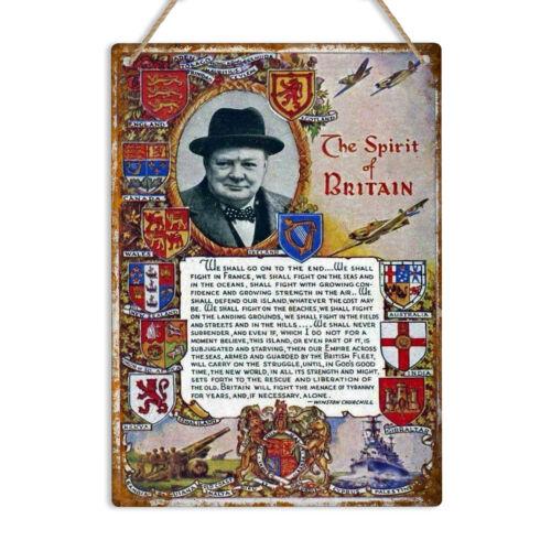CHURCHILL QUOTE British Retro Metal Wall Sign Plaque Man Cave Bar pub WinstonAluminum 30x40cm(11.8x15.7inch)
CHURCHILL QUOTE British Retro Metal Wall Sign Plaque Man Cave Bar pub WinstonAluminum 30x40cm(11.8x15.7inch)