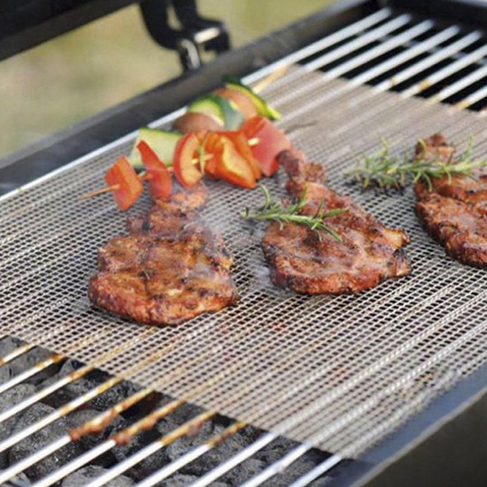 3 PCS High-Temperature Resistant Silica Gels Material BBQ Mat Barbecue Mesh Baking Mat (without Certification) Black
3 PCS High-Temperature Resistant Silica Gels Material BBQ Mat Barbecue Mesh Baking Mat (without Certification) Black