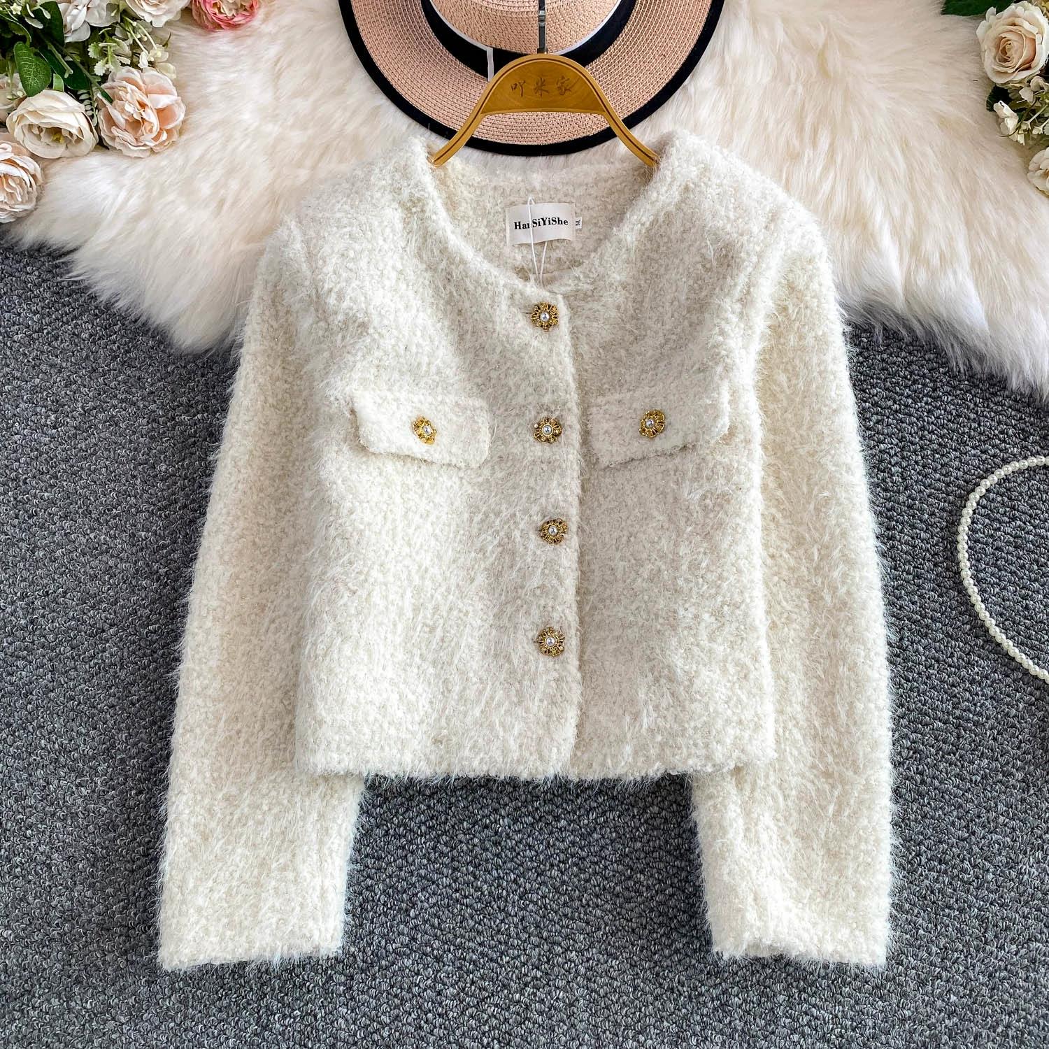 Осень Зима Женский роскошный Маленький Ароматный Ветер Полный Рукав Однобортный Искусственный Мех Норки Короткая Куртка Пальто L белый
Осень Зима Женский роскошный Маленький Ароматный Ветер Полный Рукав Однобортный Искусственный Мех Норки Короткая Куртка Пальто L белый