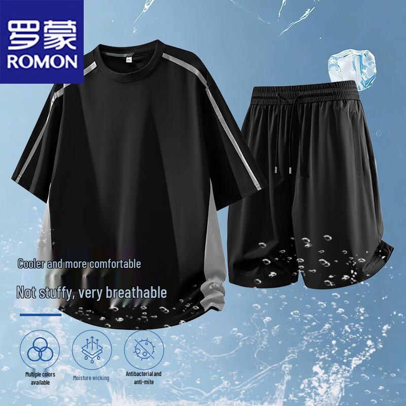 Romon Men s Ice Silk Breathable T-Shirt & Shorts Set 3XL
Romon Men s Ice Silk Breathable T-Shirt & Shorts Set 3XL