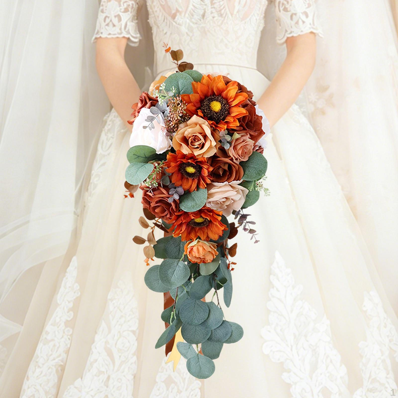 Artificial Waterfall Bridal Bouquet Holding Flower Ornament Wedding Bride for Party
Artificial Waterfall Bridal Bouquet Holding Flower Ornament Wedding Bride for Party