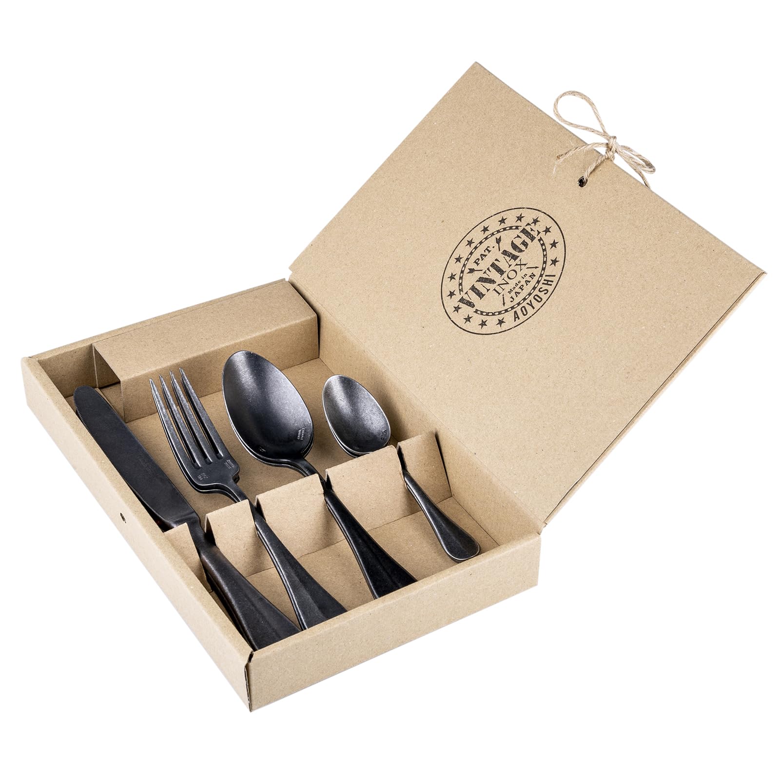 Black Vintage Cutlery 8-Piece Set Baguette Classic
Black Vintage Cutlery 8-Piece Set Baguette Classic