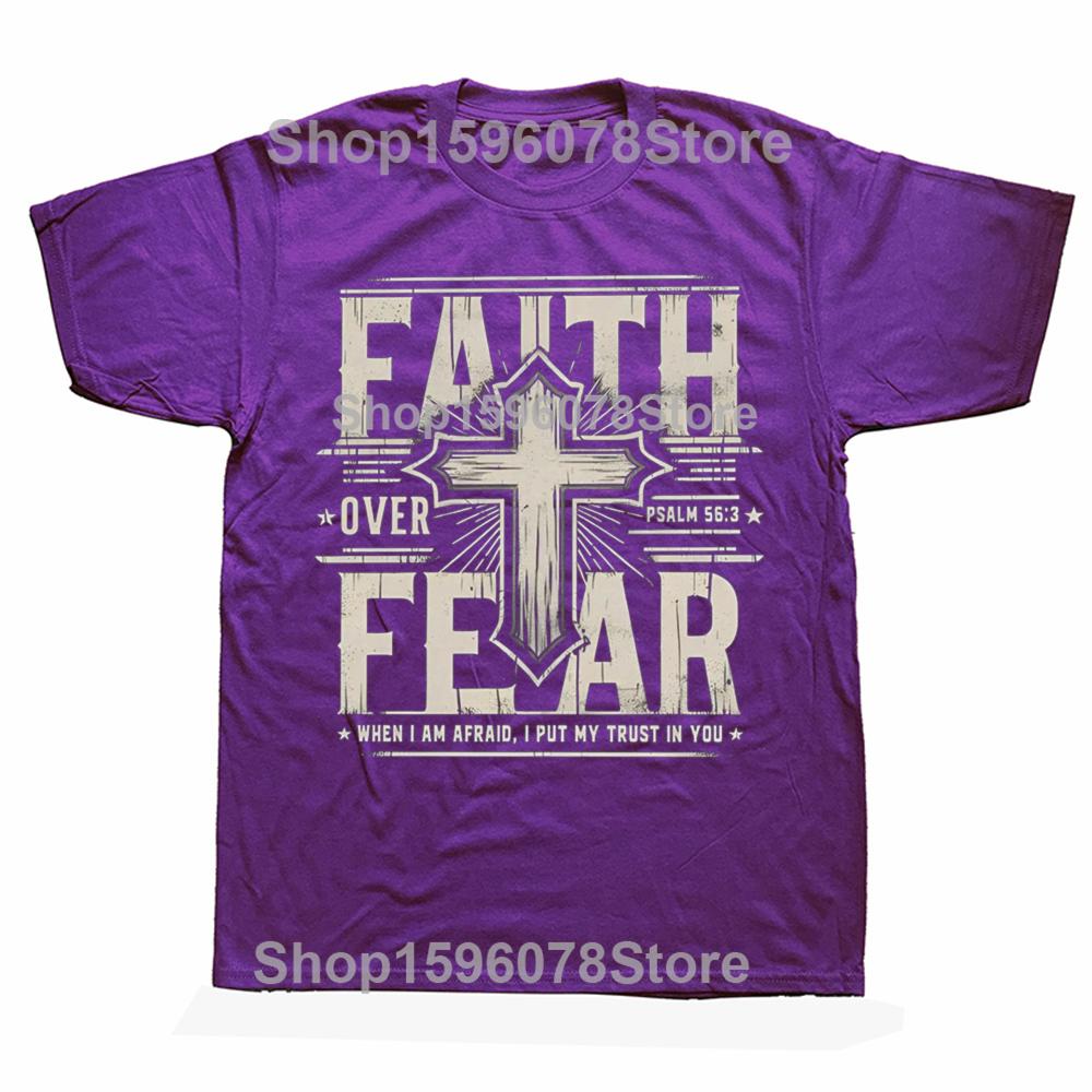 Funny Christian Faith Over Fear Graphic Tshirts Men Womens Fashion Casual Tshirt 100 Cotton Loose Oversized T Shirt 4XL
Funny Christian Faith Over Fear Graphic Tshirts Men Womens Fashion Casual Tshirt 100 Cotton Loose Oversized T Shirt 4XL