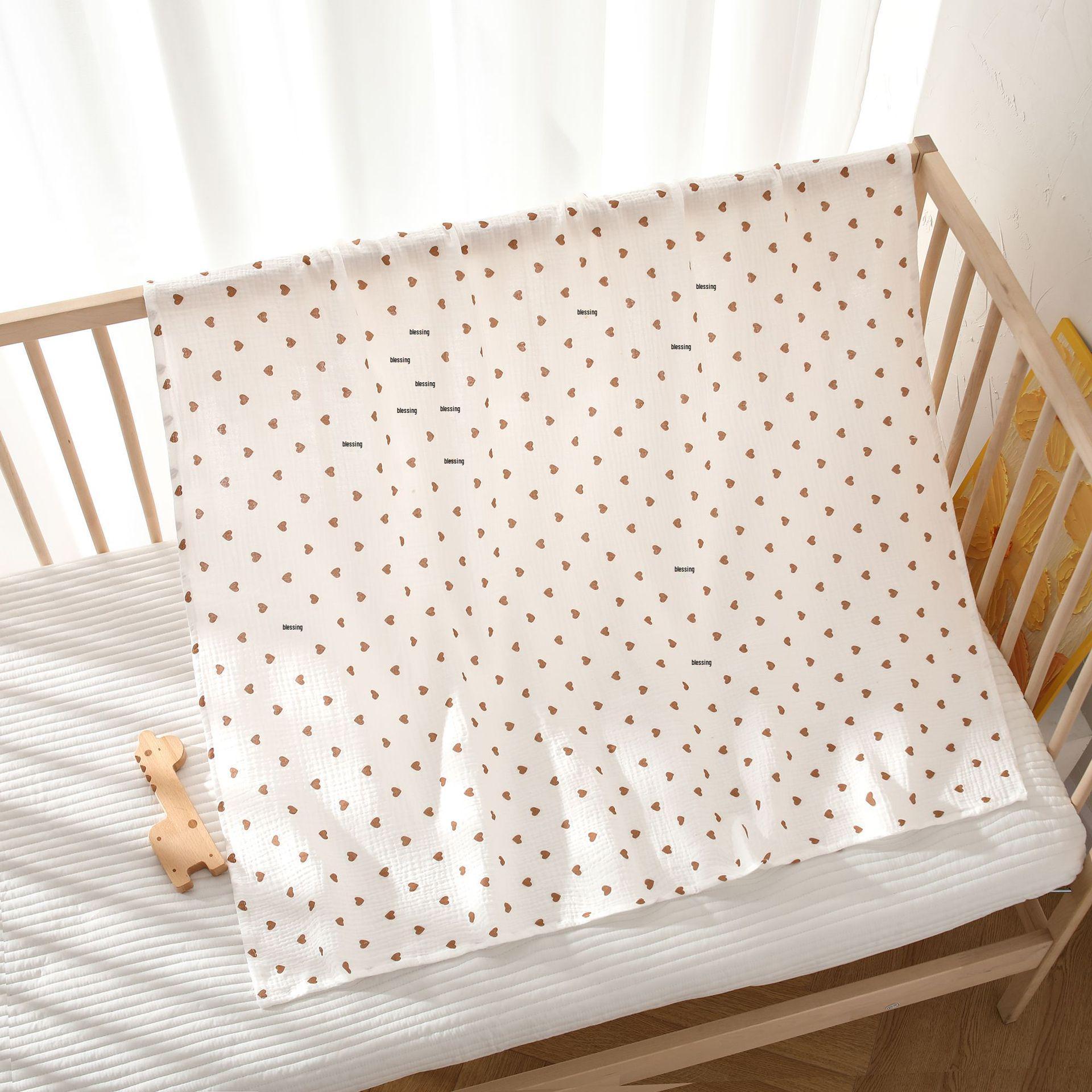 Двухслойная пеленка из чистого хлопка для новорожденных
Двухслойная пеленка из чистого хлопка для новорожденных