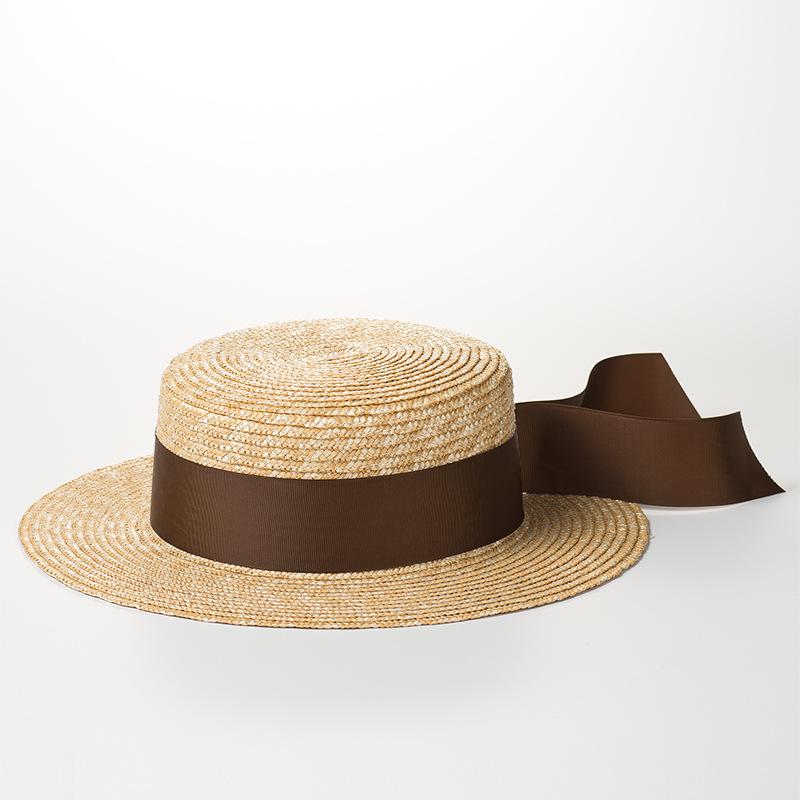 Summer Handmade Straw Color Wide Ribbon Sunshade Lady Fedoras Cap Women Leisure Hat head size 57cm
Summer Handmade Straw Color Wide Ribbon Sunshade Lady Fedoras Cap Women Leisure Hat head size 57cm