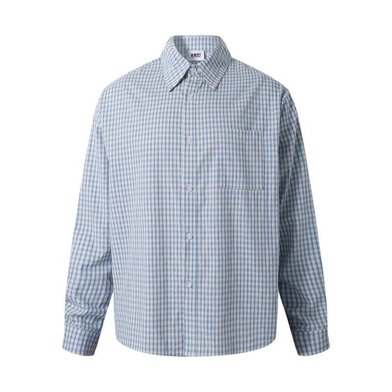 Kisko American Retro Cleanfit Plaid Long-Sleeved Shirt for Men and Women, High-End Loose Casual Lazy Shirt Blue XL
Kisko American Retro Cleanfit Plaid Long-Sleeved Shirt for Men and Women, High-End Loose Casual Lazy Shirt Blue XL
