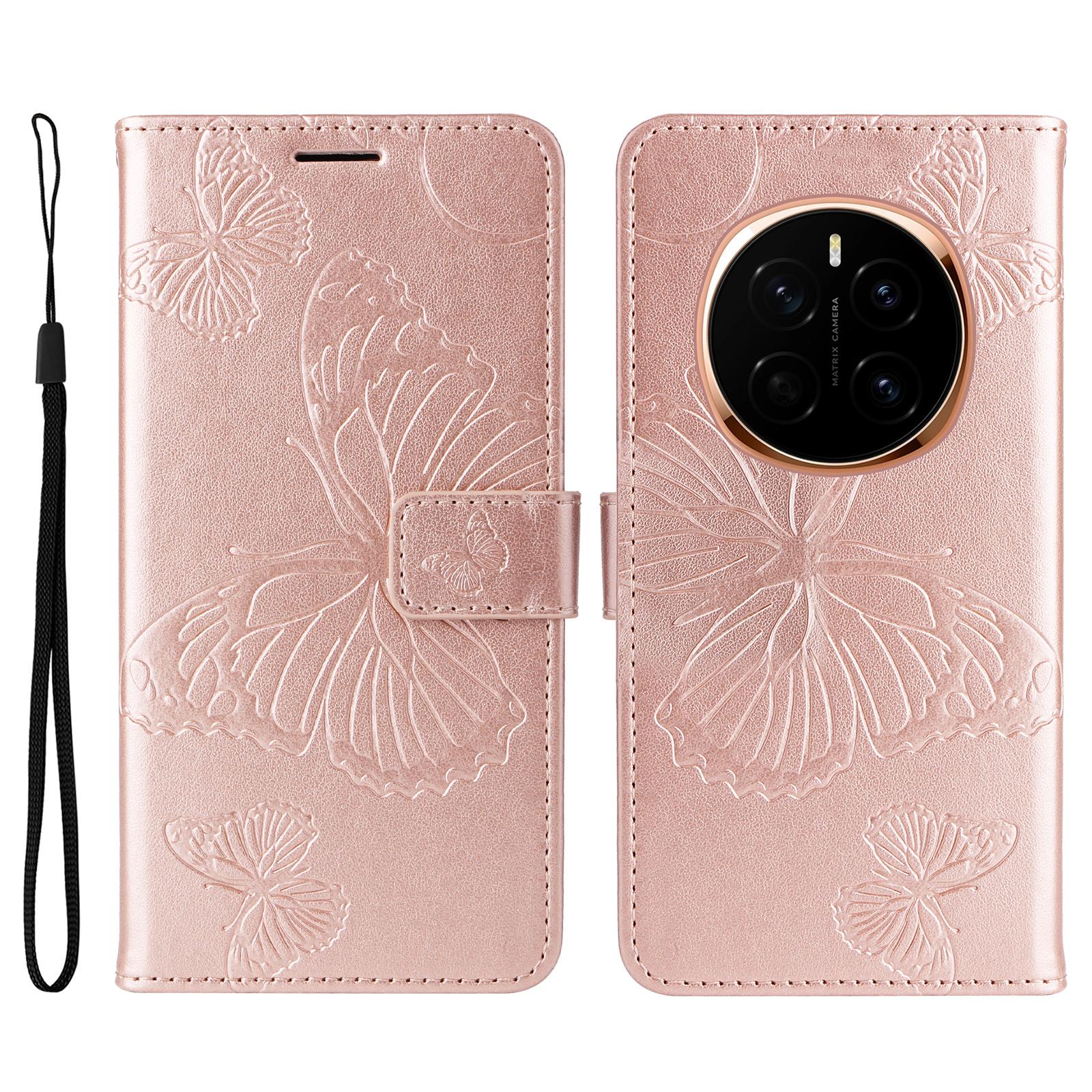 For Honor Magic7 5G Wallet Case Floral Butterfly Imprinted Leather Phone Cover Stand Rose Gold
For Honor Magic7 5G Wallet Case Floral Butterfly Imprinted Leather Phone Cover Stand Rose Gold