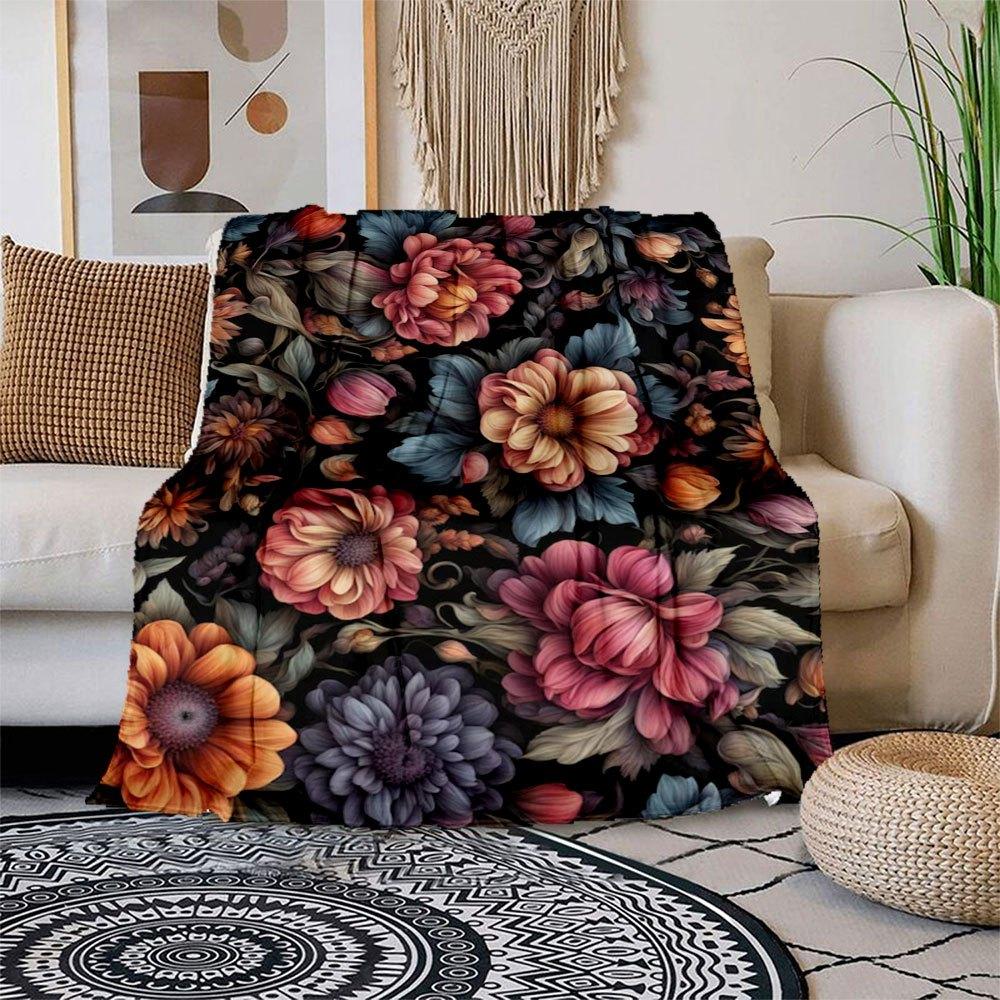 Floral Elegance: Vibrant Flower Patterned Fabric Blanket Flannel Throw Blanket for Sofa, Bed, Travel, Camping, Office, Couch, Chair, And Be 150x180cm
Floral Elegance: Vibrant Flower Patterned Fabric Blanket Flannel Throw Blanket for Sofa, Bed, Travel, Camping, Office, Couch, Chair, And Be 150x180cm