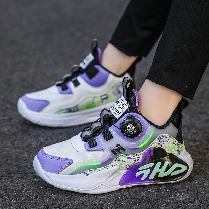 Autumn leather new children s sports shoes, boys and girls breathable rotating buckle sports running shoes shock absorption and non-slip 31
Autumn leather new children s sports shoes, boys and girls breathable rotating buckle sports running shoes shock absorption and non-slip 31