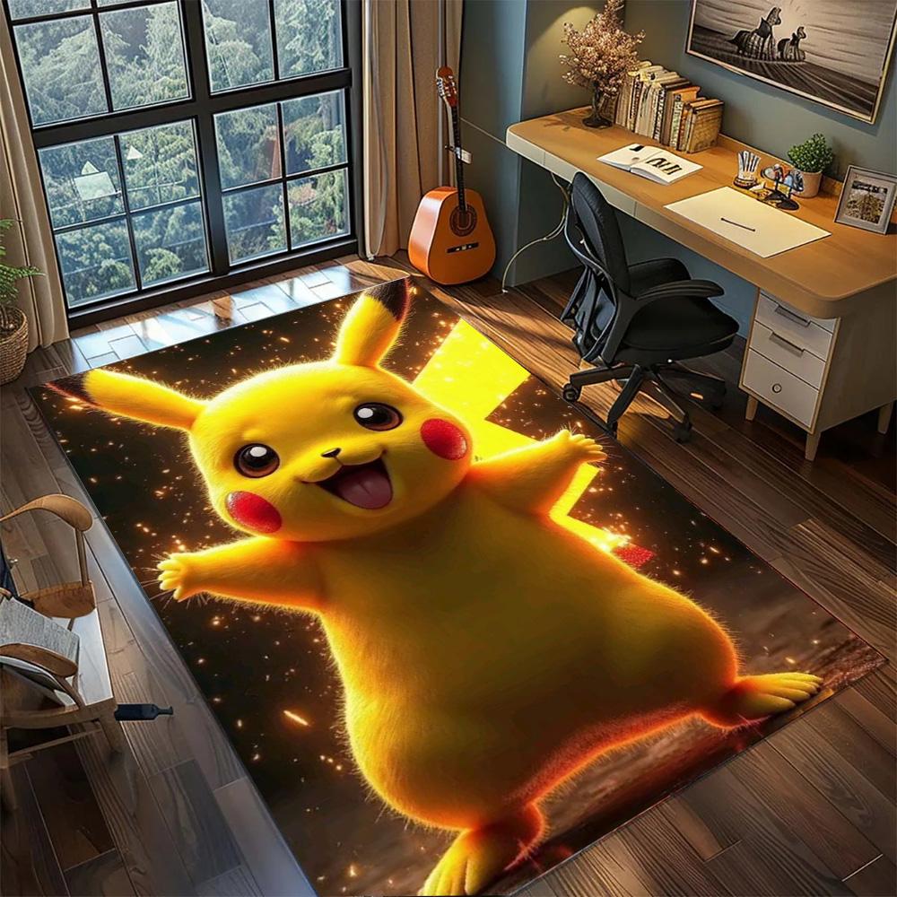 Pikachu Bedroom Styling Carpet Rug, Non Slip Washable Large Area Floor Mat Gamer Room Decor.-TING 60x90cm
Pikachu Bedroom Styling Carpet Rug, Non Slip Washable Large Area Floor Mat Gamer Room Decor.-TING 60x90cm