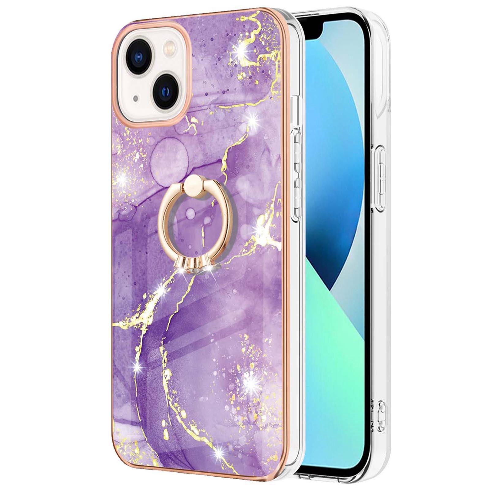 For iPhone 14 Case with Ring Kickstand Marble Pattern Electroplating TPU Back Cover Green 003
For iPhone 14 Case with Ring Kickstand Marble Pattern Electroplating TPU Back Cover Green 003