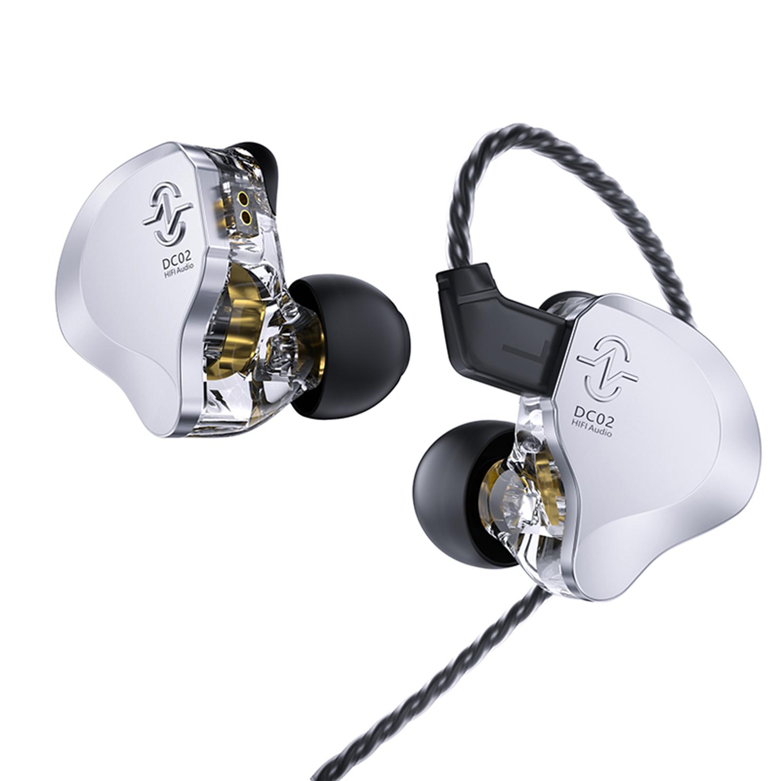 CCZ Dynamic Driver Inear Earbud NoiseCanceling Stereo Sound Дротові навушники Професійний монітор A срібний
CCZ Dynamic Driver Inear Earbud NoiseCanceling Stereo Sound Дротові навушники Професійний монітор A срібний