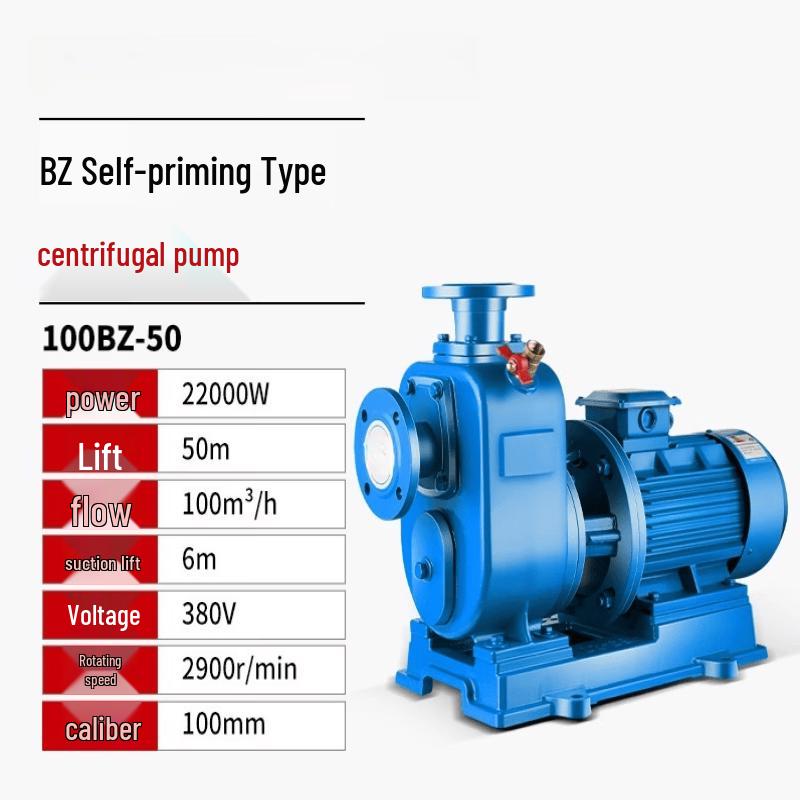 22KW 100mm Self-Priming Centrifugal Pump
22KW 100mm Self-Priming Centrifugal Pump