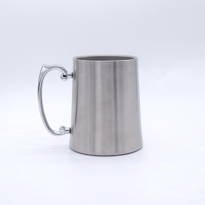 304 Stainless Steel Beer Mug Double Layer Bartending Tapered Cup with Handle Drinking Mug Cocktail Bar срібний
304 Stainless Steel Beer Mug Double Layer Bartending Tapered Cup with Handle Drinking Mug Cocktail Bar срібний