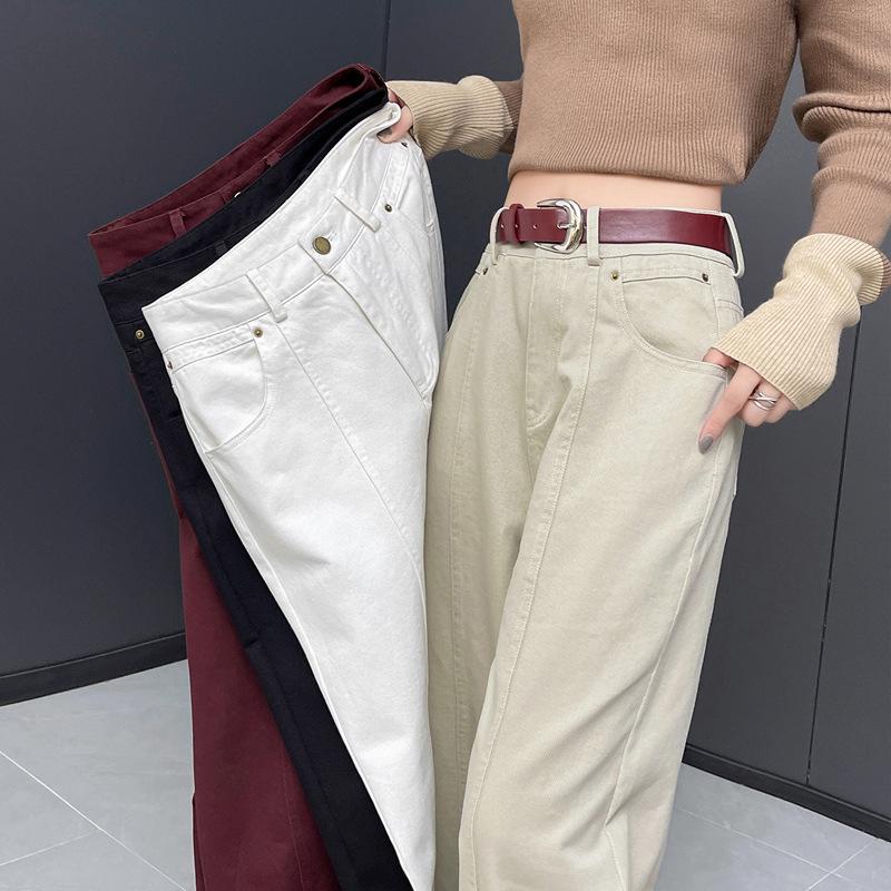 Available: Women s Tall Plus Velvet High-Waisted Wide-Leg Cotton Jeans - Perfect for Autumn & Winter S
Available: Women s Tall Plus Velvet High-Waisted Wide-Leg Cotton Jeans - Perfect for Autumn & Winter S