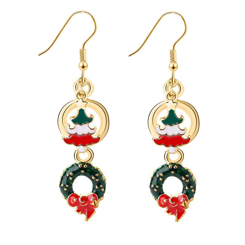 Christmas Hanging ornament Earring Enamel Colored ball earrings for girl cartoon kawaii Xmas drop earings snow Santa Claus bell
Christmas Hanging ornament Earring Enamel Colored ball earrings for girl cartoon kawaii Xmas drop earings snow Santa Claus bell