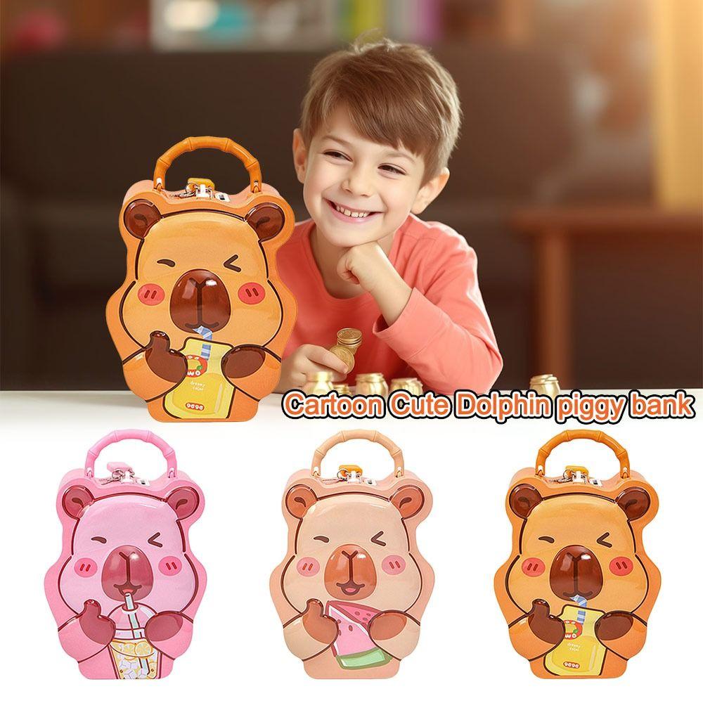with Lock Capibara Piggy Bank Large Capacity Financial Saving Toys Child Gift темно-коричневого кольору
with Lock Capibara Piggy Bank Large Capacity Financial Saving Toys Child Gift темно-коричневого кольору