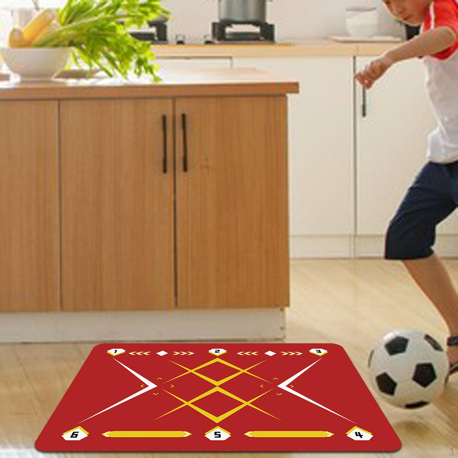 Тренировочный коврик для футбольных шагов, тренажер для контроля мяча, противоскользящая подушка для игрока, вспомогательная площадка для ведения мяча Type A
Тренировочный коврик для футбольных шагов, тренажер для контроля мяча, противоскользящая подушка для игрока, вспомогательная площадка для ведения мяча Type A