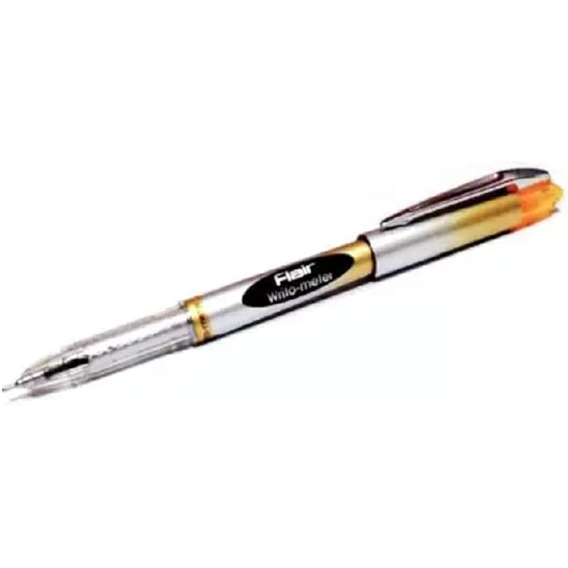 FLAIR Writometer Ball Pen | Stainless Steel Tip | Our Longest Writing Pens | Ensures Smoothness & Durability | Blue Ink, 14 синій
FLAIR Writometer Ball Pen | Stainless Steel Tip | Our Longest Writing Pens | Ensures Smoothness & Durability | Blue Ink, 14 синій
